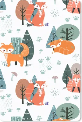 Produktbild von MuchoWow® Mauspad Mousepad Muster - Fuchs - Baum 18x27 cm - Mousepads - Maus Mat - Pad - Mausunterlage