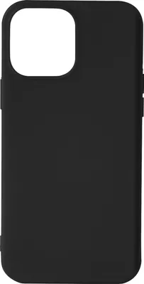 Produktbild von Avizar, Halbsteife Silikon Handyhülle für Apple iPhone 13 Pro Max, Soft Touch, Schwarz