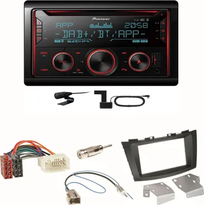 Produktbild von Pioneer FH-S820DAB Digitalradio Bluetooth Einbauset für Suzuki Swift Sport FZ NZ