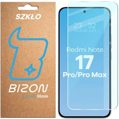 Produktbild von Gehärtetes Glas für Xiaomi Redmi Note 17 Pro 5G / Pro Max 5G, Bizon Glass Clear