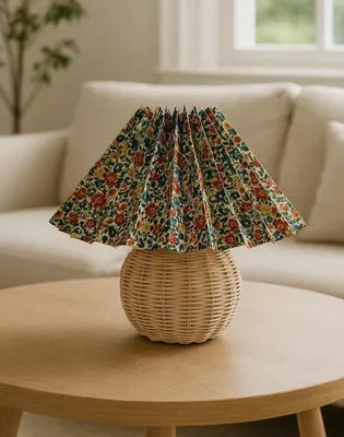 Produktbild von Opviq, Hochwertige Tischlampe, Holz-Metall, Ø10-22 cm, Boho-Rustikal