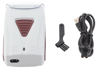 Produktbild von Reziproker elektrischer Trimmer, multifunktional, 2 Klingen, USB wiederaufladbar, Haarbart für Männer