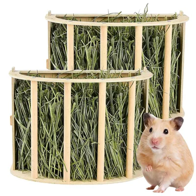 Immagine prodotto di Set di 2 cucce in legno per piccoli animali