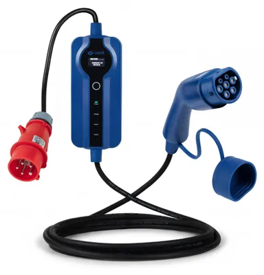 Produktbild von Voldt® CEE Ladekabel Typ 2 | 3 phasig | 8A - 16A | 11kW  + APP - 20 Meter