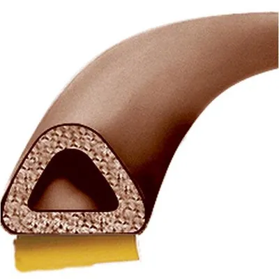 Obrázek produktu pro Tesamoll® těsnicí profil D, 9 mm, hnědý, L-100 m, pro okna a dveře, hnědý