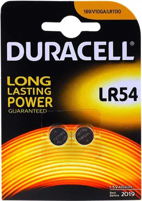 Produktbild von Duracell LR54 AG10 LR1130 1.5V Alkaline Knopfzelle - 2 Batterien