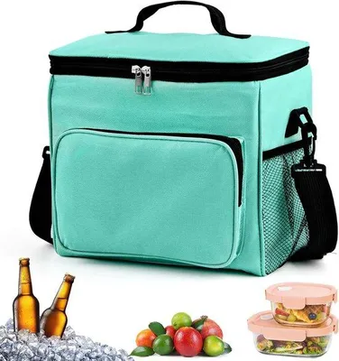 Immagine prodotto di Contenitore termico per il pranzo da 10 litri, impermeabile, verde, borsa da viaggio
