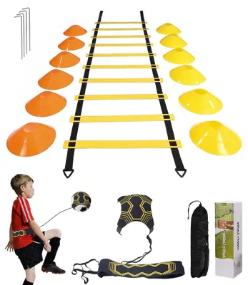 Imagen del producto de Kit de entrenamiento de fútbol con escalera de agilidad y conos