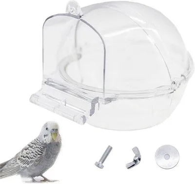 Produktbild von Hängendes Vogelbad 16x14x93cm transparent