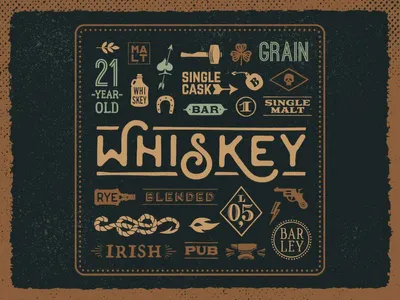 Produktbild von vianmo Holzschild 30x40 cm Whiskey Alkohol blended irish pub Essen Trinken