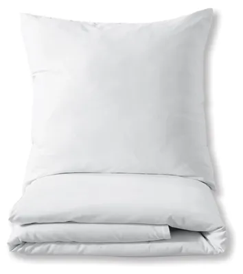 Produktbild von Microfaser Bettset 100% Baumwolle 135x200 155x220 200x200 200x220, Größe:135 x 200 cm, Farbe :Weiß