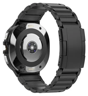 Produktbild von By Qubix Titaniumband - Schwarz - passend für Samsung Galaxy Watch 8 Classic - 46 mm