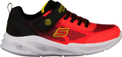 A side view of a child's sneaker.