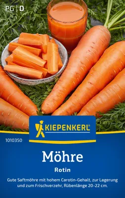 Produktbild von Kiepenkerl Möhrensamen Rotin Daucus carota 15-20 lfd. Meter