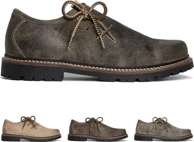 Produktbild von Trachtenschuhe Haferlschuhe Schuhe 1004-H Düsseldorf , Schuhgröße:41, Farbe:Broken