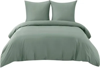 Produktbild von Unyqoos® weiches Baumwollbettset 155 x 220 cm mit Kissenbezügen und Reißverschluss