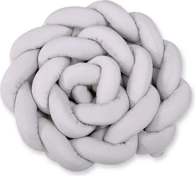 Immagine prodotto di Paracolpi XXL - paracolpi per lettino in tessuto - protezione ottimale - cotone - grigio