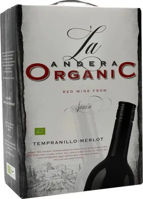 Produktbild von La Andera Tempranillo Merlot Rotwein 13% Vol. 3L BiB -