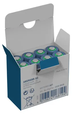 Produktbild von ANSMANN Alkaline Batterie A27/LR27 12 Volt 8er Pack