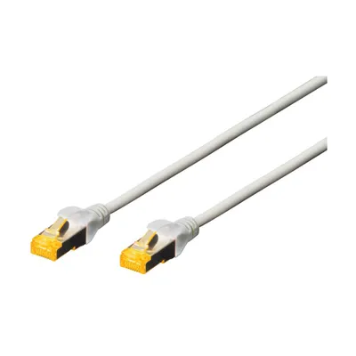 Produktbild von DIGITUS Patchkabel Cat6a S/FTP 2xRJ45 20.0m grau Hebelschutz