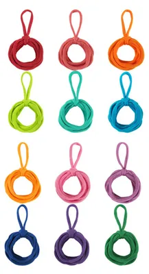 Obrázek produktu pro Sada na tkaní z elastických šňůrek pro děti – 288 gumiček v 12 barvách, s přenosnou taškou, kreativní sada na tkaní, podtácky, umění a