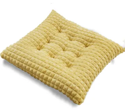 Obrázek produktu pro Sada dvou měkkých sedáků, 50 x 50 cm, žluté barvy
