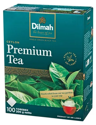 Obrázok produktu pre Čierny čaj Dilmah Her Ceylon Premium 100 čajových vrecúšok