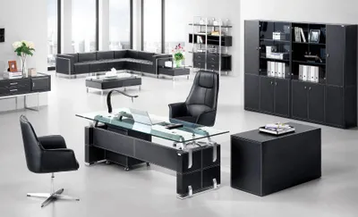 Produktbild von Büro Tisch Schreibtisch Moderner Designer Office Tische Designer Einrichtung neu
