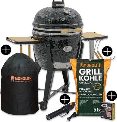 Produktbild von Monolith Starterset TWO.66 Keramikgrill mit Gestell inkl. Zubehör-Starterpaket 121000.66-START