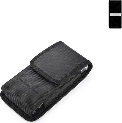 Produktbild von Holster Gürteltasche kompatibel mit Xiaomi Redmi Note 9 Pro 5G Holster Gürtel Tasche wasserabweisend Handy Hülle Schutz Hülle Outdoor schwarz
