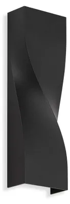 Immagine prodotto di Lampada da parete per esterni a LED IP44 12W nero metallo-vetro Telefunken