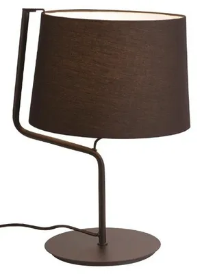 Immagine prodotto di Lampada da tavolo con paralume CHICAGO nera 1xE27x20W in tessuto, dimensioni: 46x32x30 cm, IP20, Maxlight