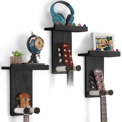Zdjęcie produktu dla Wielofunkcyjny uchwyt na gitarę ze półką