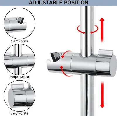 Obrázek produktu pro Nastavitelná sprcha z nerezové oceli, 700 mm, chrom