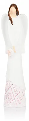 Produktbild von Schutzengel Figur mit Blumen 10 cm