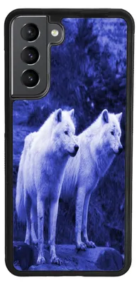 Produktbild von TPU Silikon Hülle für Samsung Galaxy A35 5G Handy Cover Case Schutzhülle Handyhülle Bumper MOTIV 100 Wolf Blau