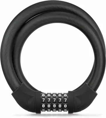 Immagine prodotto di Lucchetto a cavo ROCKBROS con combinazione a 5 cifre, 870 mm, nero