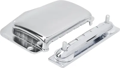 Obrázek produktu pro Keenso nastavitelný pevný můstek Tailpiece, pevný obloukový můstek Tailpiece Cover Kovový kytarový můstek s ochranným krytem pro elektrickou kytaru (stříbrný)