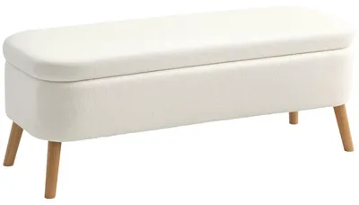 Obrázok produktu pre Stauraumbank – sedacia lavica s úložným priestorom 65 litrov | Farba: biela | Rozmery: 120x42x45 cm