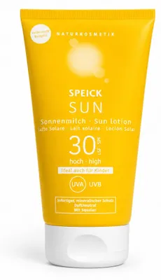 Produktbild von Speick SUN Sonnenmilch LSF 30 150 ml, Sonnenmilch, Gesicht & Körper, Tube, Feuchtigkeitsspendend, Schutz, Beruhigend, Jeder Hauttyp, 150 ml
