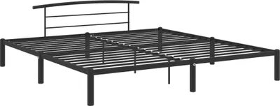 Obrázok produktu pre vidaXL Posteľný rošt čierny kov 200x200 cm