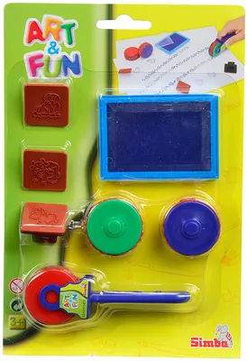 Produktbild von Simba 106301477 - Art & Fun Stempelroller