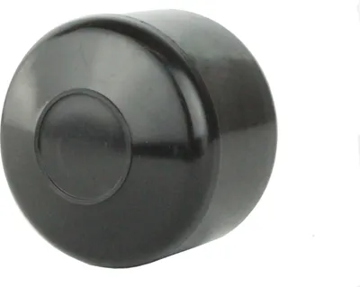 Produktbild von Zaunpfahlkappen Rohrkappen Rundstopfen Pfostenkappen Abdeckkappen Zaunkappen 51 mm schwarz (RAL 9005) 1 Stück