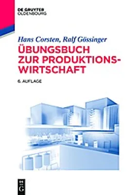 Produktbild von Übungsbuch zur Produktionswirtschaft