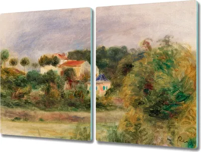 Produktbild von Coloray Hackbrett Küchenbrett Kochplattenabdeckung Schneidebrett Herdabdeckplatte 2x40x52 cm - Las Villas Himmel