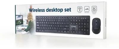 Immagine prodotto di GEMBIRD Gembird KBS-WCH-04 tastiera Mouse incluso Home RF Wireless Nero