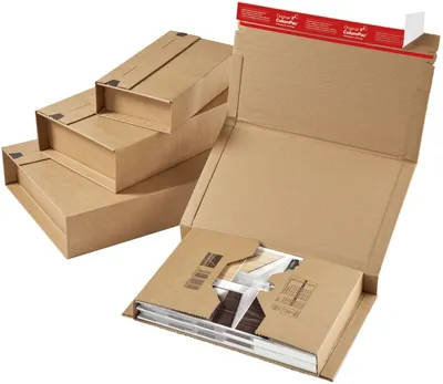 Immagine prodotto di ColomPac® 30000218 Imballaggio classico per spedizioni avvolgenti 217x155x60 mm (A5), marrone
