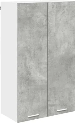 Immagine prodotto di vidaXL Armadio pensile con anta Grigio cemento 60 x 31 x 100 cm Materiale ligneo