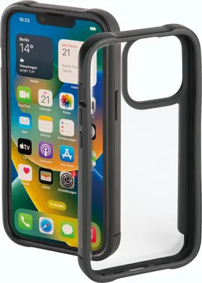 Image de Hama 00215524 étui pour téléphone portable 15,5 cm (6,1") Housse noire, transparente