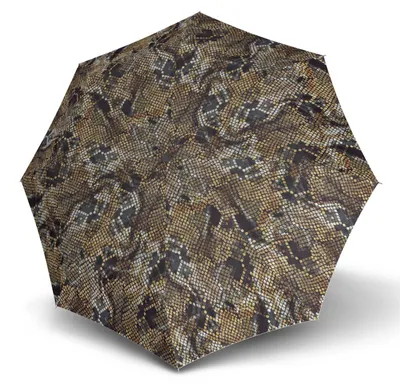 Produktbild von Knirps Taschenregenschirm Regenschirm A.200 Medium Fashion Duomatic Viper Gold mehrfarbig